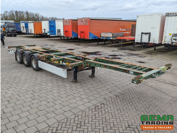 Semirremolque portacontenedore/ Intercambiable Krone SD 27 3-Assen BPW RearSlider - DrumBrakes - 5280kg - 07/2024APK (O1779): foto 4
