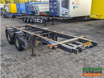 Semirremolque portacontenedore/ Intercambiable Schmitz Cargobull SCF 20 2-Assen BPW DrumBrakes - 20FT Connection - 2419KG (O2060): foto 3