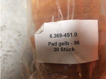 Barredora cucharón para Maquinaria de limpieza nuevo 2X Kärcher Pad Yellow-96-20PCS: foto 2