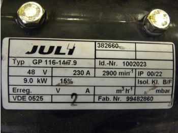 Motor y piezas para Equipo de manutención Hydraulic pump motor for Still FM 20: foto 2