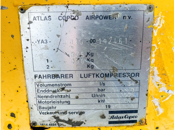 Compresor de aire Atlas Copco XAS35DD (3961): foto 3