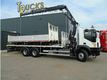 Camión grúa Iveco Eurotrakker 360 EEV + HIAB 144B- 2 + 6X4 + REMOTE + SPRING/BIG AXLE + EURO 5: foto 3