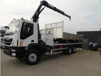 Camión grúa Iveco Eurotrakker 360 EEV + HIAB 144B- 2 + 6X4 + REMOTE + SPRING/BIG AXLE + EURO 5: foto 2