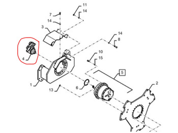 Motor hidráulico CASE