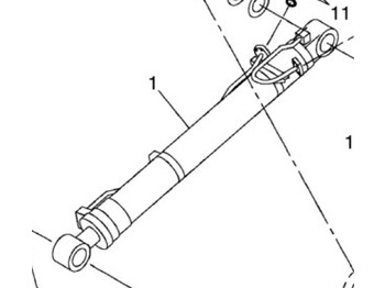 Cilindro hidráulico CASE