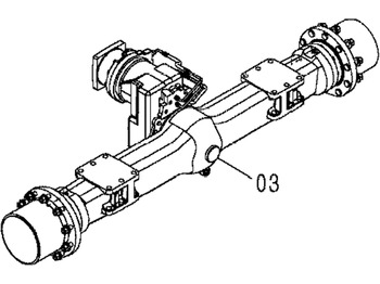 Eje posterior HITACHI