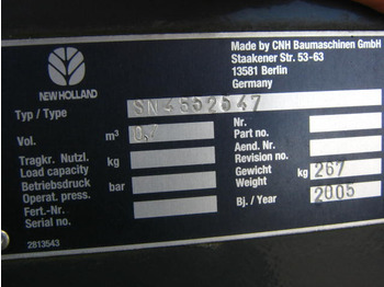 Cazo cargador nuevo New Holland Unknown -: foto 3