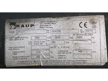 Horquillas KAUP 2T411: foto 4