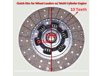Disco de embrague para Cargadora de ruedas nuevo Qingdao Promising Clutch Disc for China Loader: foto 4