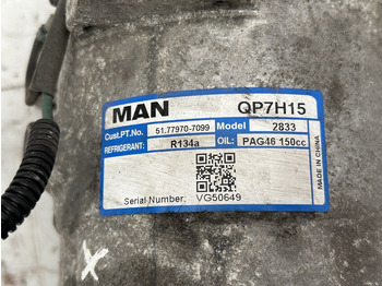 Compresor de aire acondicionado para Camión MAN TGX: foto 3