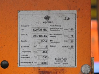 Esparcidor de sal S 2400 Streuer: foto 4