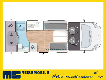 Autocaravana perfilada Chausson 640 ETAPE LINE /-2025- / XXL - HUBBETT & RAUMBAD: foto 2