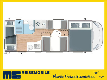 Autocaravana capuchina CHAUSSON C656 First Line