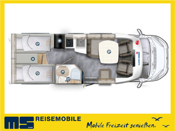 Autocaravana perfilada Eura Mobil PROFILA T 695 EB/MOD.2025/MONDIAL/140PS/EINZELB.: foto 2