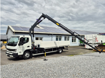 Furgoneta caja abierta nuevo FUSO FUSO 9C18 Canter Alu Pritsche 5.5m Kran 3x hydr.: foto 2