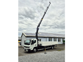 Furgoneta caja abierta nuevo FUSO FUSO 9C18 Canter Alu Pritsche 5.5m Kran 3x hydr.: foto 3