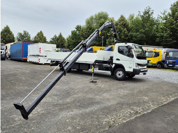 Furgoneta caja abierta nuevo FUSO FUSO 9C18 Canter Alu Pritsche 5.5m Kran 3x hydr.: foto 4