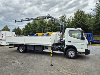 Furgoneta caja abierta nuevo FUSO FUSO 9C18 Canter Alu Pritsche 5.5m Kran 3x hydr.: foto 5