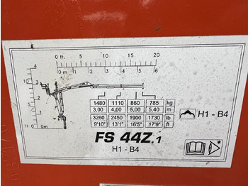 Grúa para camión nuevo Ladekran FSR 44 Z.1  Z-Kran mit Hochsitz sofort: foto 2