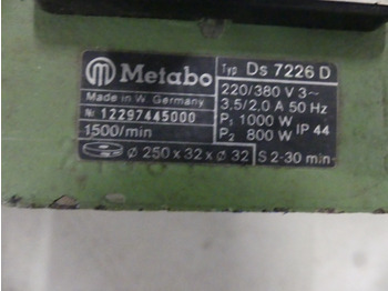 Máquina para metal Touret à meuler double tété Métabo DS 7226D, Table de travail pliante Black&Decker (9714-040): foto 3