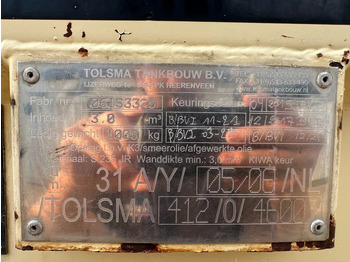 Contenedor marítimo Tolsma Kiwa IBC 3000 liter Dieseltank met 230 Volt pompset: foto 5
