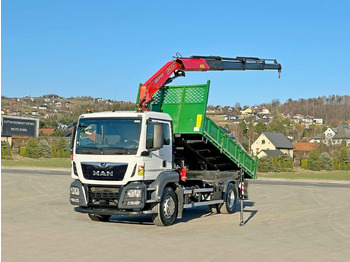 Camión volquete, Camión grúa MAN TGS18.360 *FASSI  F165A.C.24E + FUNK* TOPZUSTAND: foto 2