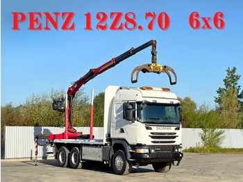 Camión forestal SCANIA G 490
