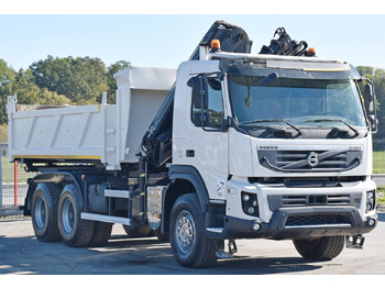 Camión volquete Volvo FMX 410 Kipper 5,20m*HIAB 122 D-4 HIDUO/FUNK*6x4: foto 4