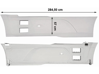 Parachoques para Camión nuevo DAF XF/CF EURO 6 ZIJSKIRT SET WB3800 COLOR H3279 tot 2017 jaar 000039: foto 5