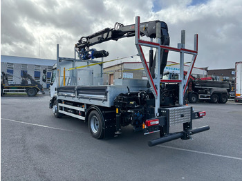 Camión caja abierta, Camión grúa Renault Trucks D 14 Flatbed drop side poling truck: foto 4