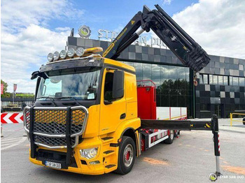 Camión caja abierta, Camión grúa Mercedes-Benz ACTROS 2543 6x2 PalfingerPK 26002 EH Crane: foto 3