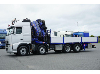 Camión caja abierta, Camión grúa Volvo FH / 520 / 8 X 2 / SKRZYNIOWY + HDS / PM 85 SP + JIB J 1204 / WY: foto 5