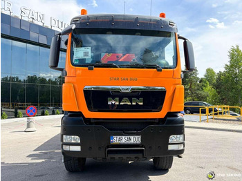 Camión grúa MAN  TGS 18.480 4x4 PALFINGER PK 22002  Crane Kipper: foto 3