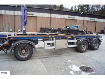 Remolque portacontenedore/ Intercambiable Istrail 3 Akslet Krokslep med tipp: foto 1
