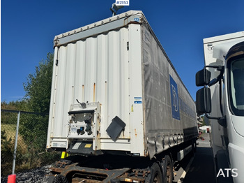 Remolque con toldo KRONE