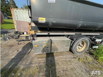 Remolque multilift/ Portacontenedores de cadenas NOR SLEP 2 akslet krokhenger med tipp: foto 2