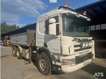 Camión caja abierta SCANIA P124