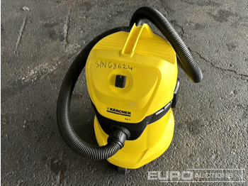 Equipo de construcción Unused Karcher WD3 Vacuum Cleaner, Elcenex Ash Vacuum Cleaner 18L / Aspirador, Aspirador Cenizas (Incomplete): foto 4