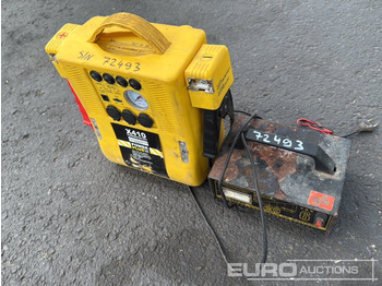 Equipo de construcción X410 12V 2 in 1 Battery Starter, Compressor, Allstart Battery Charger 12V: foto 2