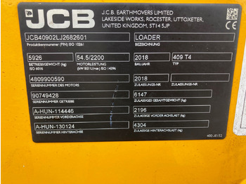 Cargadora JCB Radlader Typ 409: foto 2
