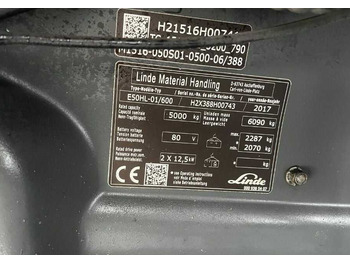 Carretilla elevadora eléctrica Linde E50HL-01/600: foto 3