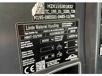 Carretilla elevadora de gas Linde H80T-03/900: foto 3