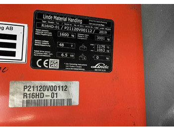Retráctil Linde R16HD-01: foto 4