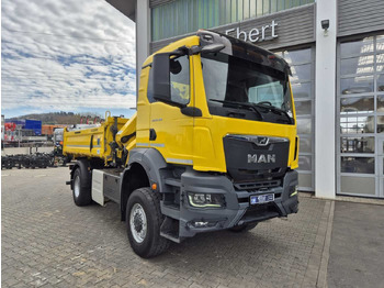 Camión grúa MAN TGS 18.430 4x4 BL Kran HMF 1130K-RCS Funk AHK: foto 3