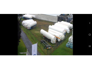 Tanque de almacenamiento Gas tank on pallet for oxygen, argon, nitrogen, carbon dioxide, CO2, LNG.: foto 4