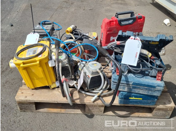 Equipo de construcción 110Volt Transformer, 110Volt Vacuum Pump (3 of), 110Volt Hand Held Floor Sander, Cable Avoidance Tool Signal Detector: foto 5