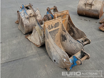Cazo 24", 24", 18", 18", 18", 18" Digging Bucket 40-45mm Pin to suit Mini-6 Ton Excavator: foto 3