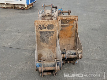 Cazo 24", 24", 18", 18", 18", 18" Digging Bucket 40-45mm Pin to suit Mini-6 Ton Excavator: foto 4
