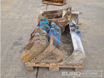 Cazo 36", 30", 24" Ditching, 12", 12", 10" Digging Bucket 25/30mm Pin to suit Mini Excavator: foto 2