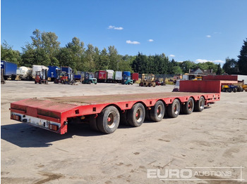 Semirremolque góndola rebajadas ES-GE 6 Axle Step Frame Extendable Low Loader Trailer, 4 Axle Steer, Air Brakes, Auto Lube: foto 5